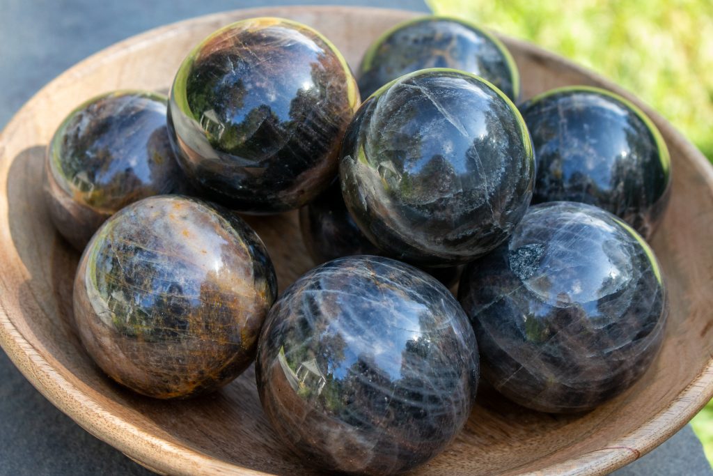 Black Moonstone - Crystal Reading